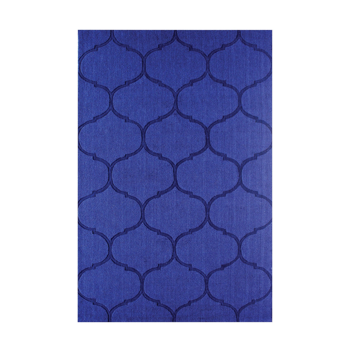 Dash Handwoven Wool Rug 36x60 - Blue