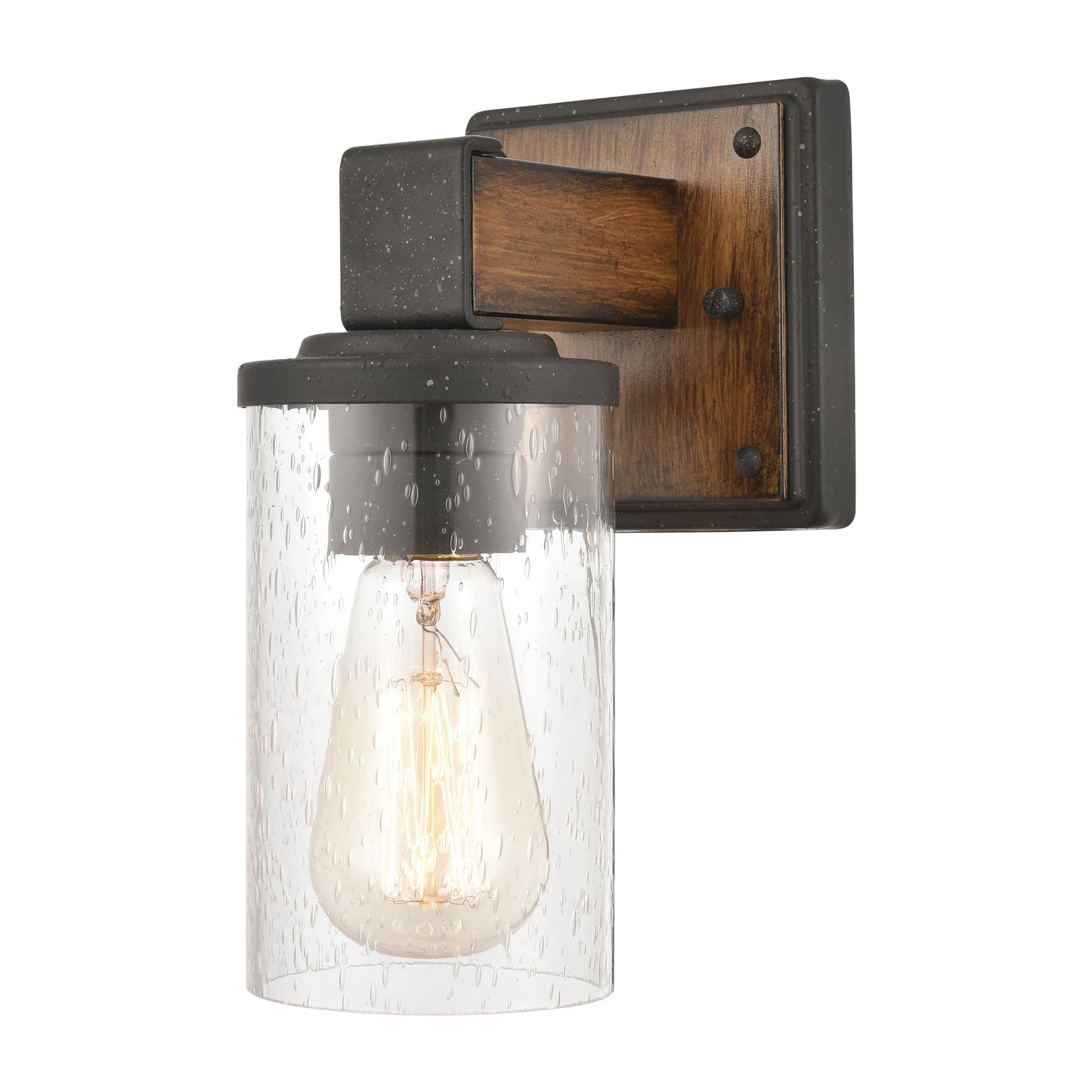 Annenberg 9'' High 1-Light Sconce - Distressed Black