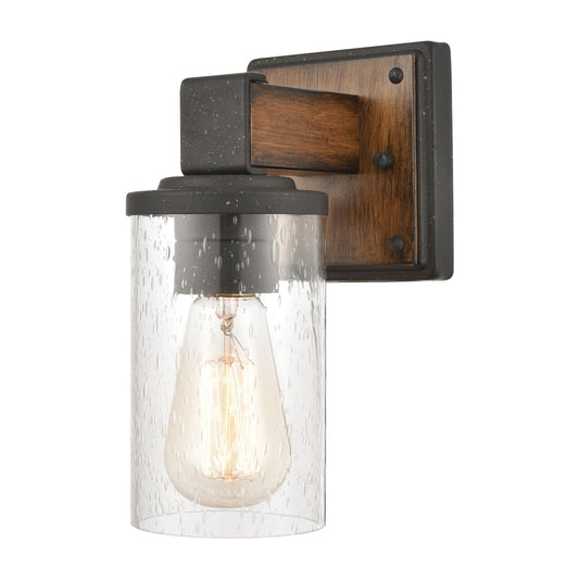 Annenberg 9'' High 1-Light Sconce - Distressed Black