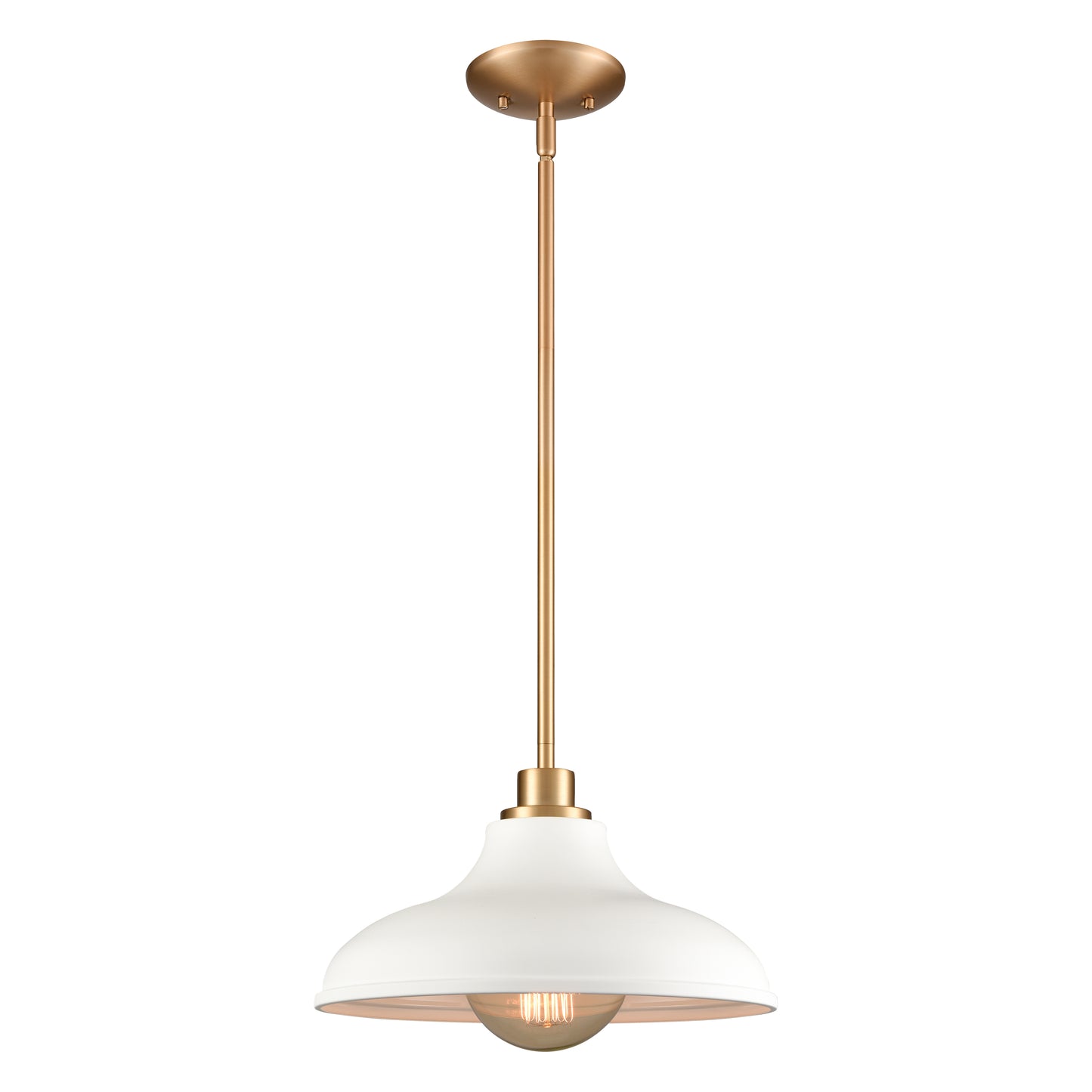Grenville 13'' Wide 1-Light Pendant - Brushed Gold