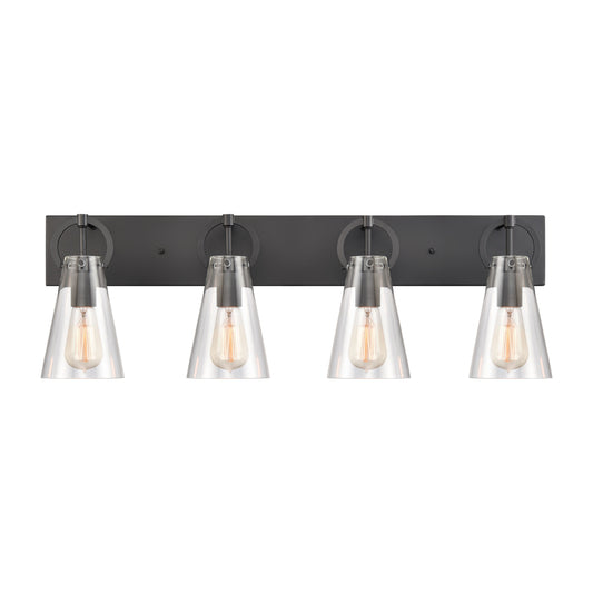 Gabby 32'' Wide 4-Light Vanity Light - Matte Black