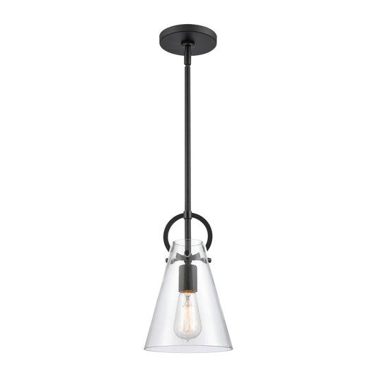 Gabby 7'' Wide 1-Light Mini Pendant - Matte Black