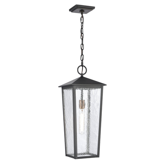 Marquis 9'' Wide 1-Light Outdoor Pendant - Matte Black