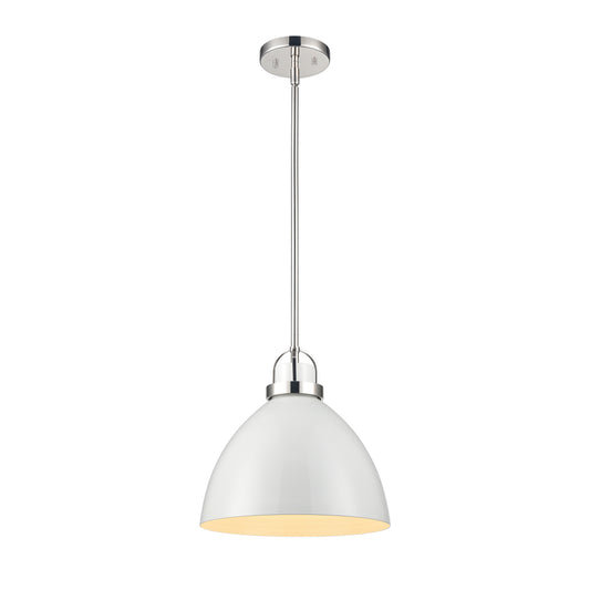 Somerville 12'' Wide 1-Light Pendant - Gloss White