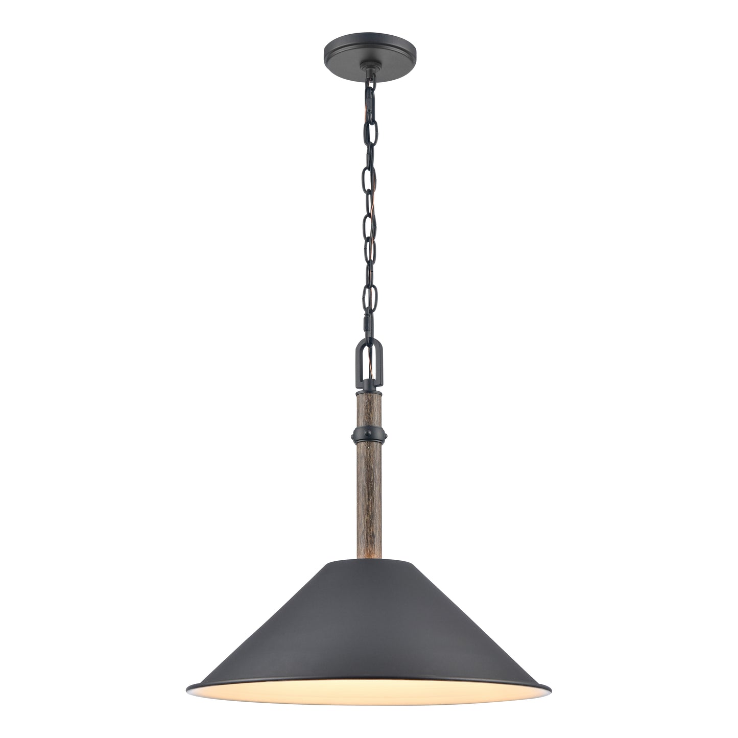 Neville 18'' Wide 1-Light Pendant - Charcoal Black