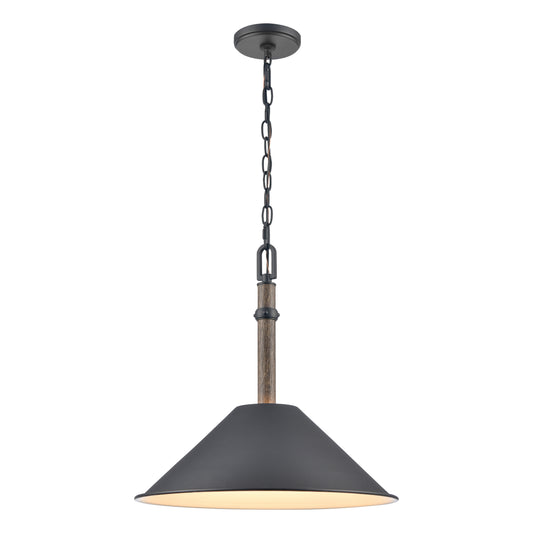 Neville 18'' Wide 1-Light Pendant - Charcoal Black