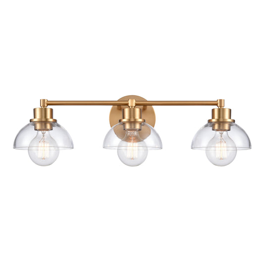 Julian 24'' Wide 3-Light Vanity Light - Brushed Gold