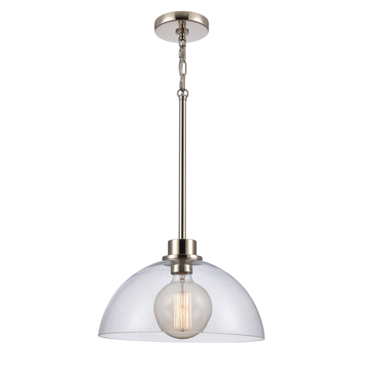 Julian 14'' Wide 1-Light Pendant - Polished Nickel