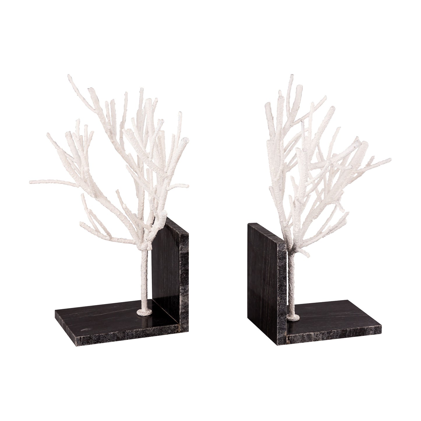 Aldous Bookends (Pair) with Light Finish