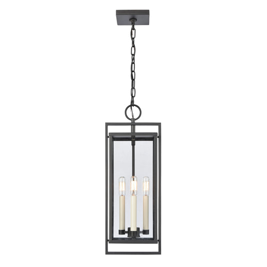 Gladwyn 8.25'' Wide 3-Light Outdoor Pendant - Matte Black