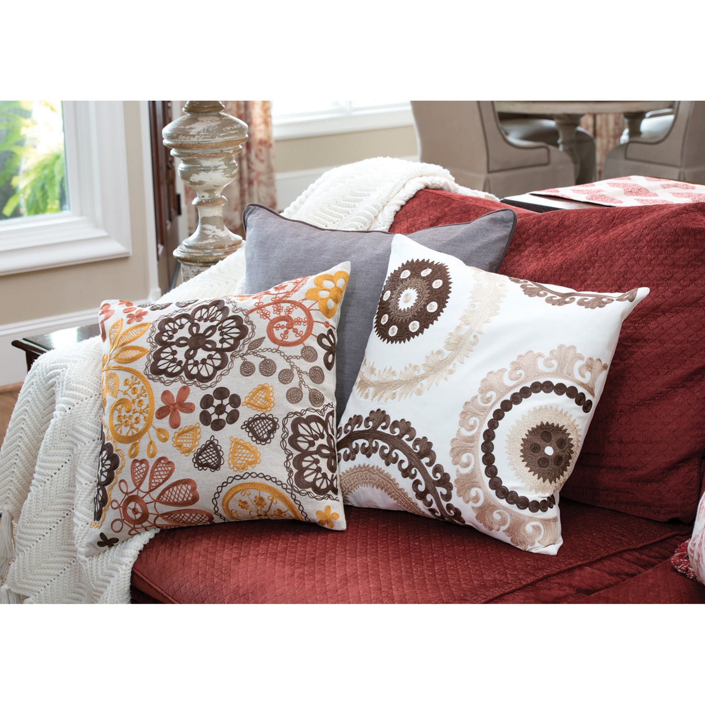 Chambray 24x24 Pillow