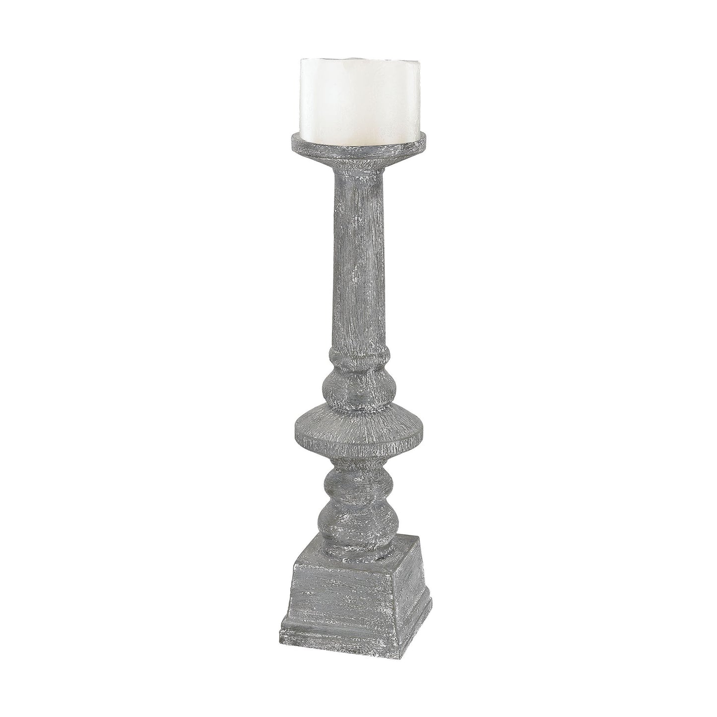 Alucard Candleholder - Weathered Gray