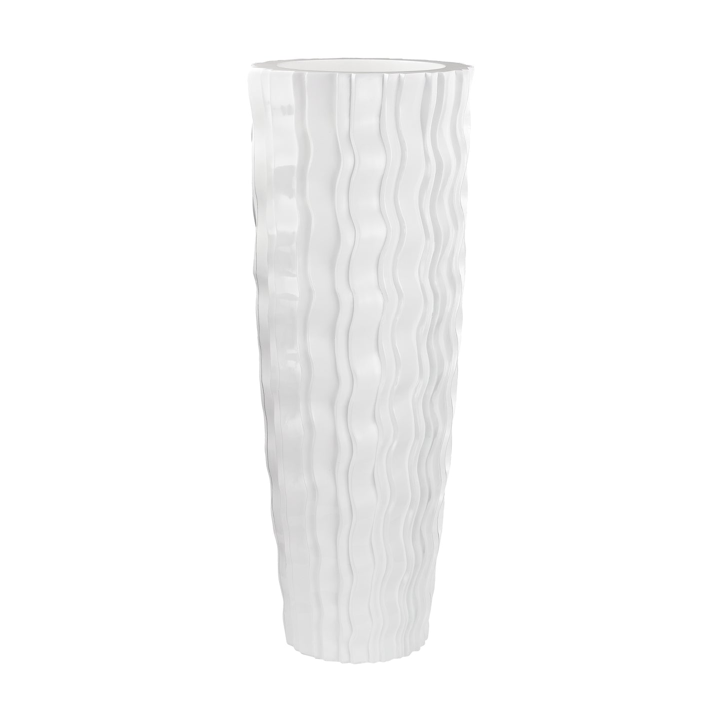 Wave Vase - Large White