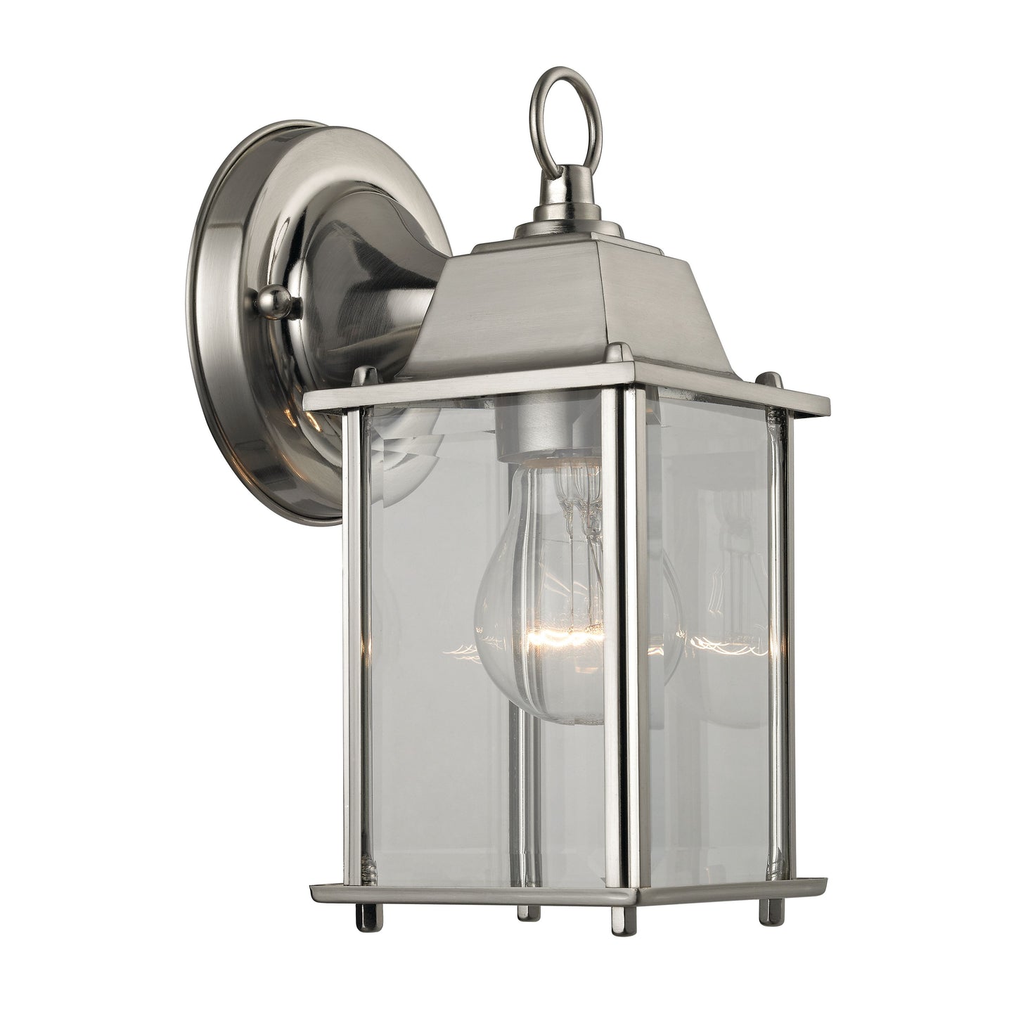Cotswold 9'' High 1-Light Outdoor Sconce - Brushed Nickel