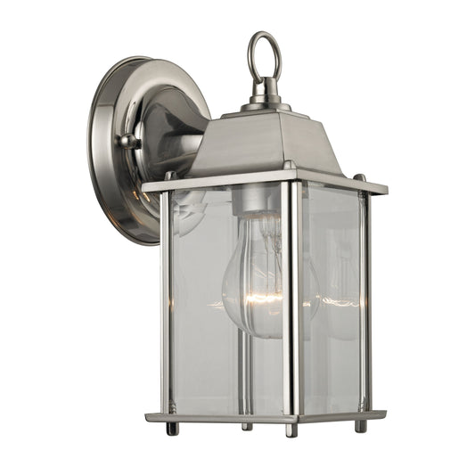 Cotswold 9'' High 1-Light Outdoor Sconce - Brushed Nickel