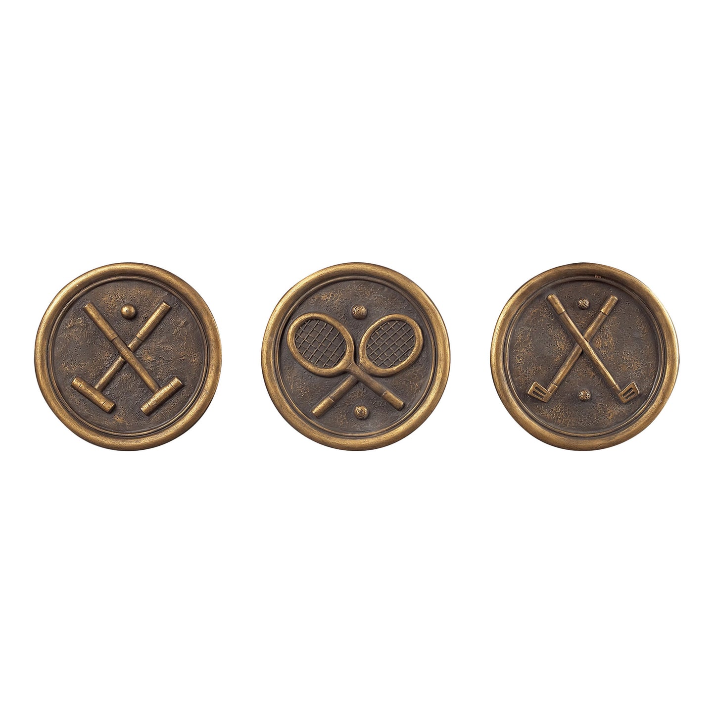 Ball Game Wall Hangers - Montes Bronze