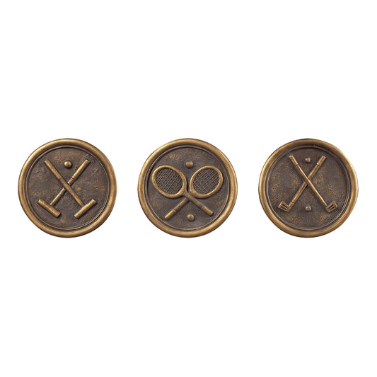 Ball Game Wall Hangers - Montes Bronze