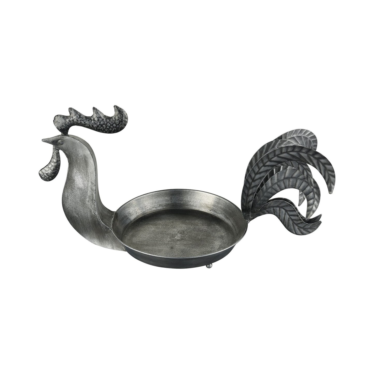 Mayfield Rooster Tray - Galvanized