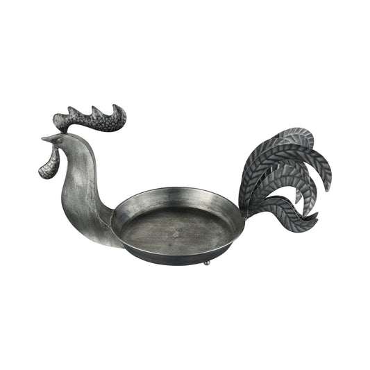 Mayfield Rooster Tray - Galvanized