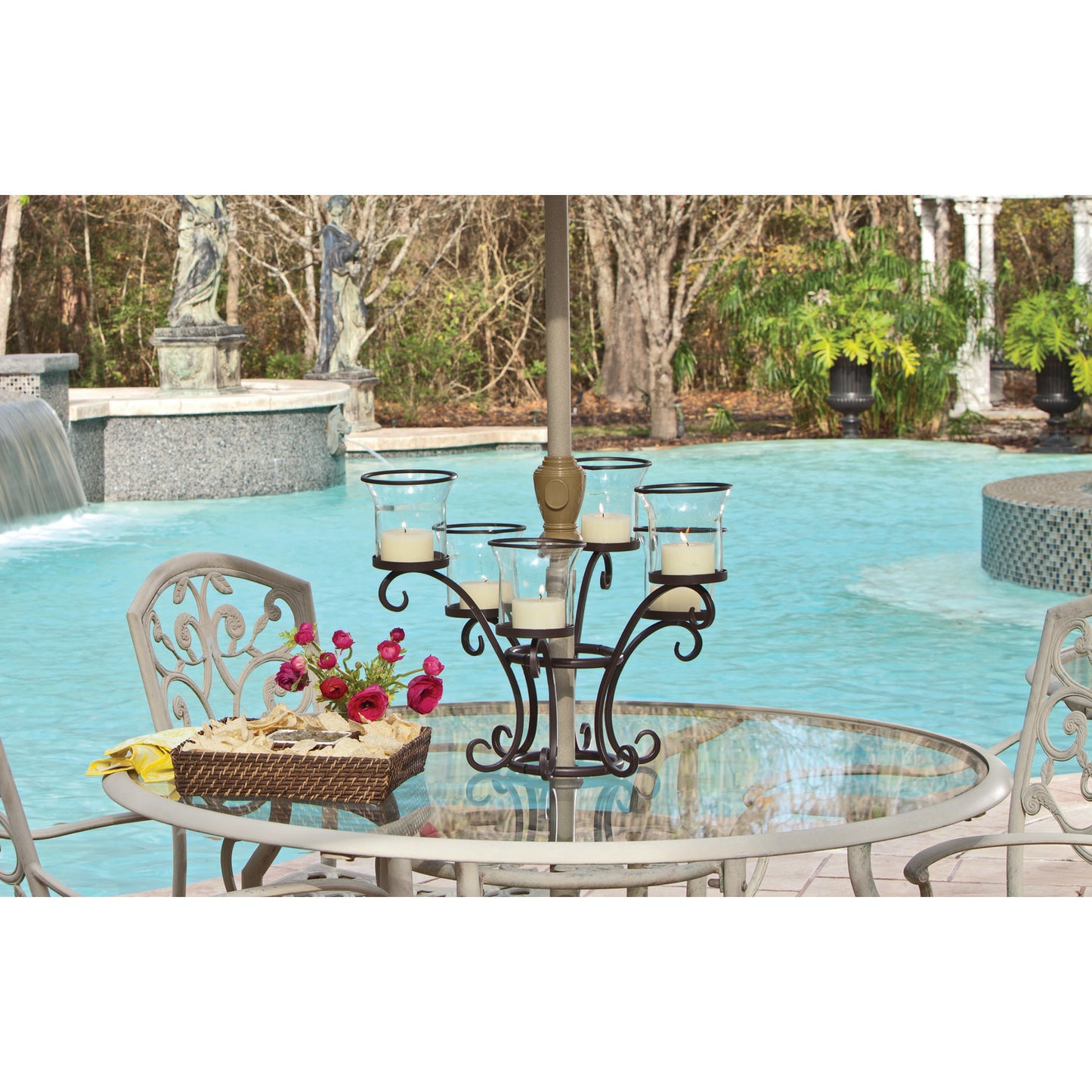 Chelsea Outdoor Candleholder - Rustic