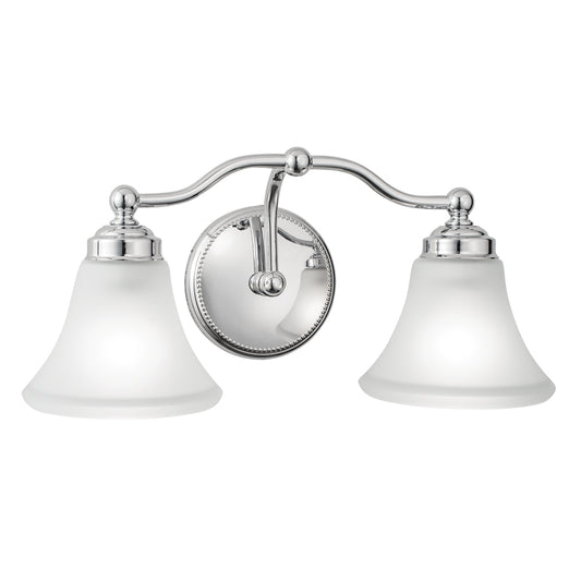 Soleil 17.5'' Wide 2-Light Vanity Light - Chrome