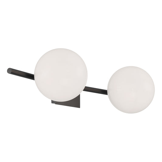 Perch 24'' Wide 2-Light Vanity Light - Acid Dipped Black
