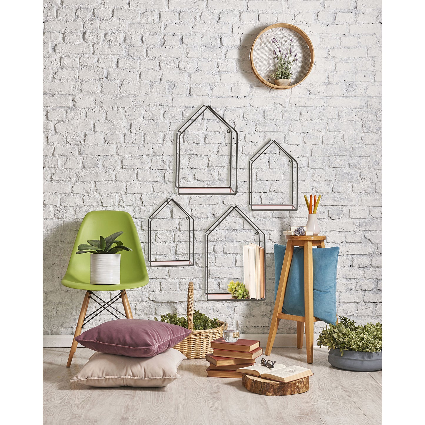 House Set Of 2 Shelves