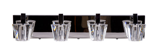 Capello 27'' Wide 4-Light Vanity Light - Chrome