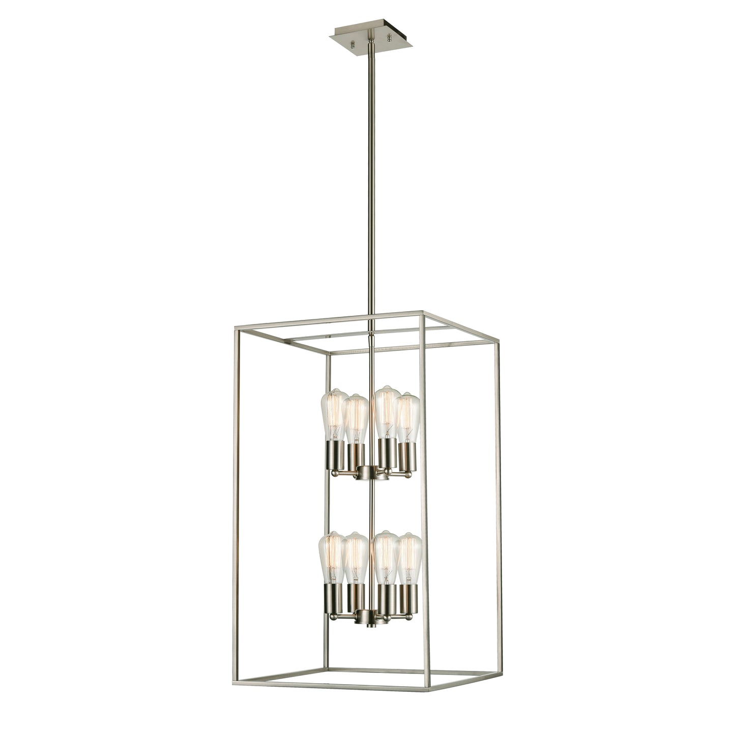 Williamsport 17'' Wide 8-Light Pendant - Brushed Nickel