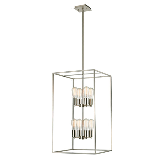 Williamsport 17'' Wide 8-Light Pendant - Brushed Nickel