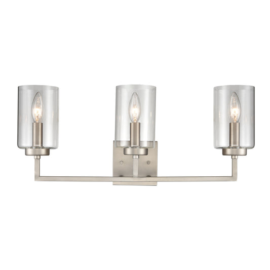 West End 23'' Wide 3-Light Vanity Light - Brushed Nickel