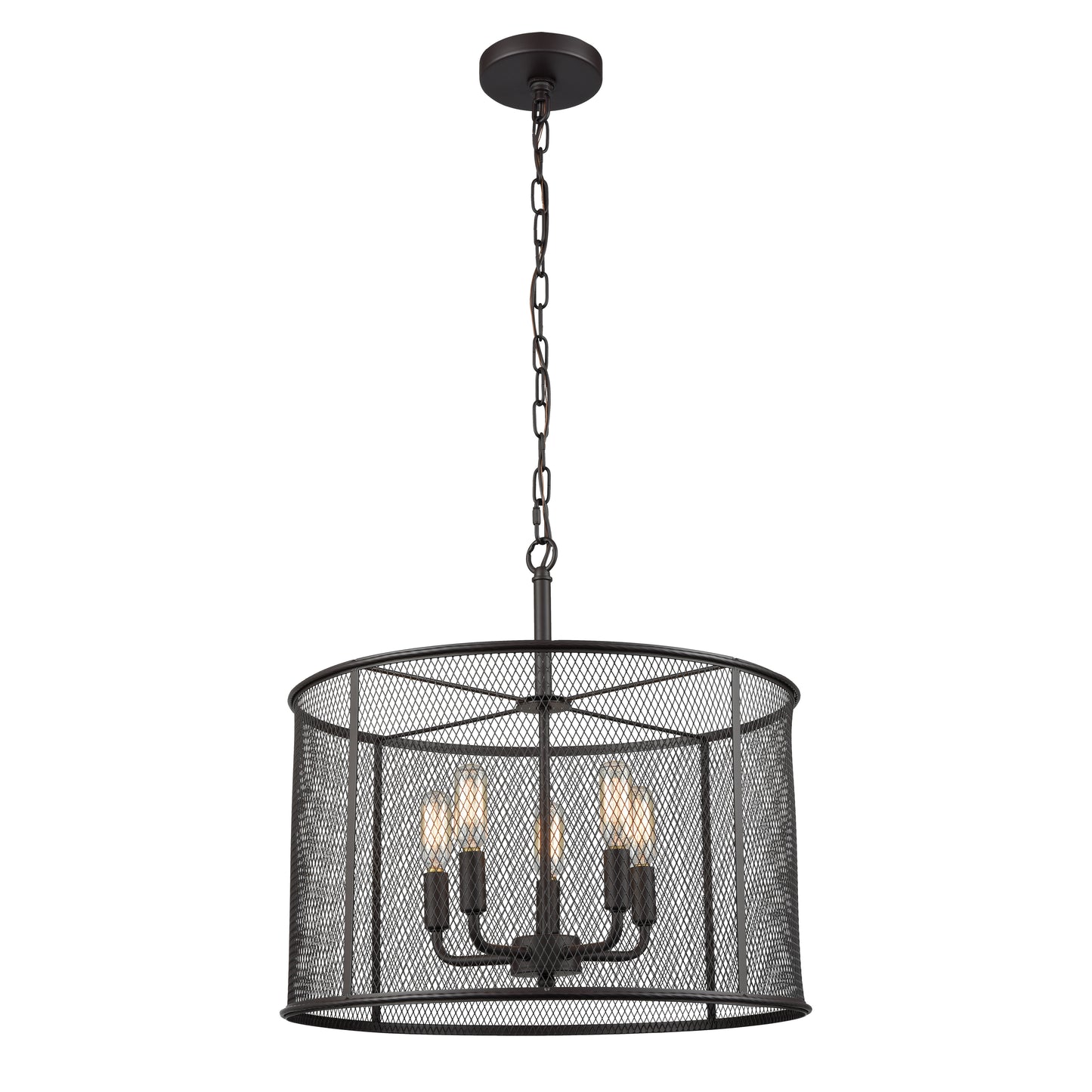 Williamsport 18'' Wide 5-Light Chandelier - Oil Rubbed Bronze