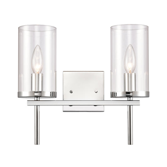 Oakland 13.5'' Wide 2-Light Vanity Light - Chrome