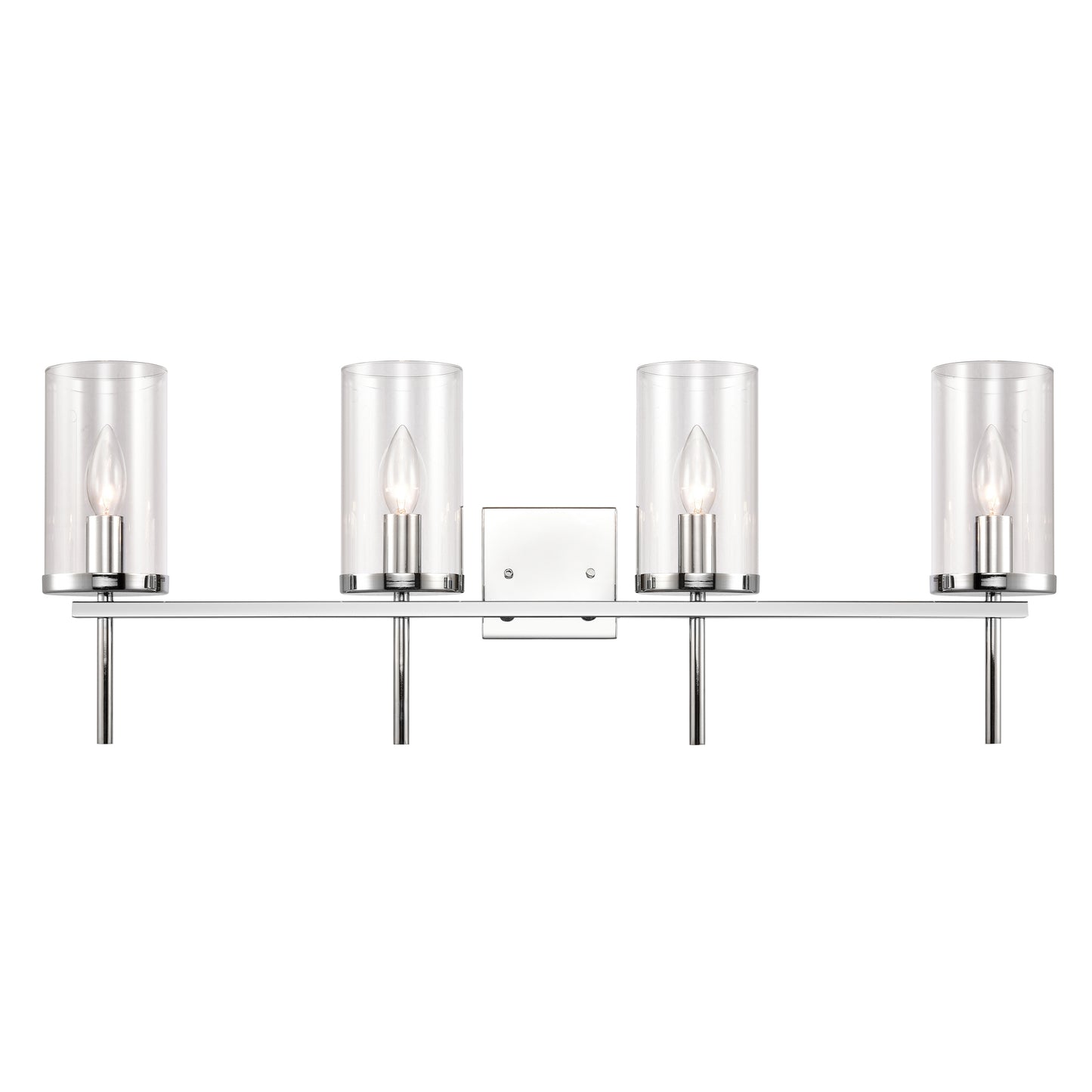 Oakland 32.5'' Wide 4-Light Vanity Light - Chrome