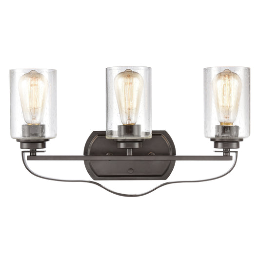 Market Square 20'' Wide 3-Light Vanity Light - Oil Rubbed Bronze