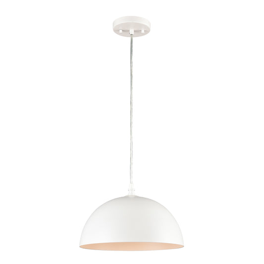 Chelsea 12'' Wide 1-Light Pendant - White