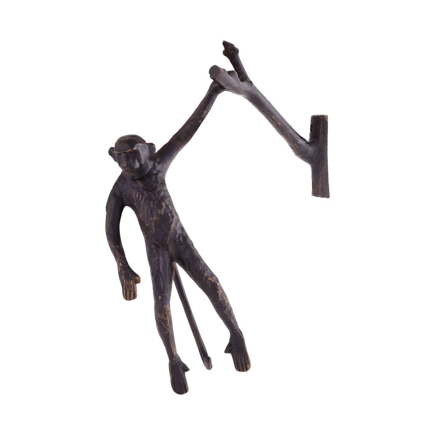 Aluminum Monkey Wall Hook - Dark