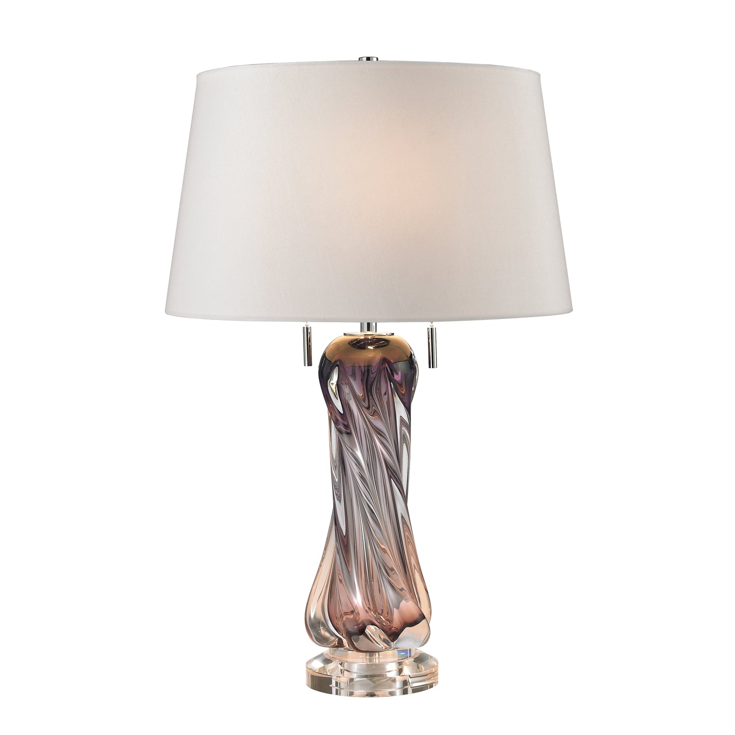 Vergato 24'' High 2-Light Table Lamp - Purple