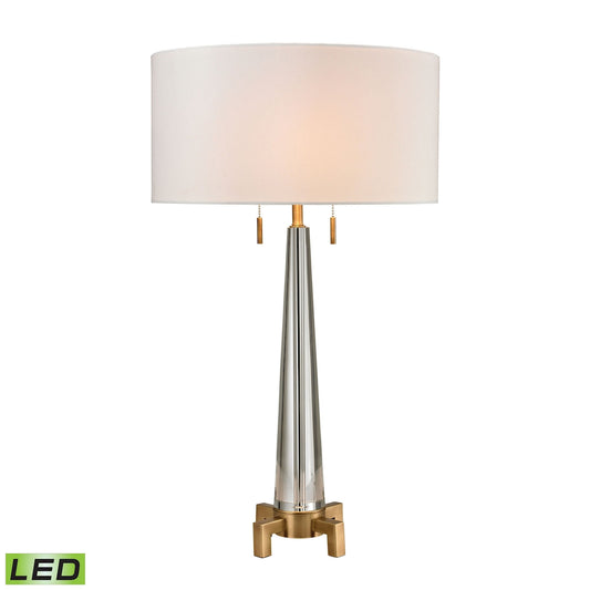 Bedford 30'' High 2-Light Table Lamp - Aged Brass