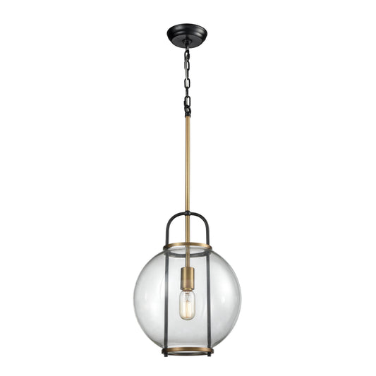 Faraday 12'' Wide 1-Light Mini Pendant - Aged Brass