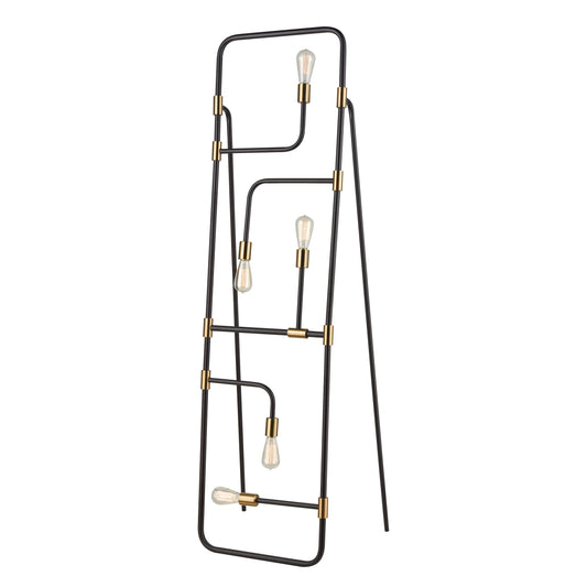 Think Tank 64'' High 5-Light Floor Lamp - Black