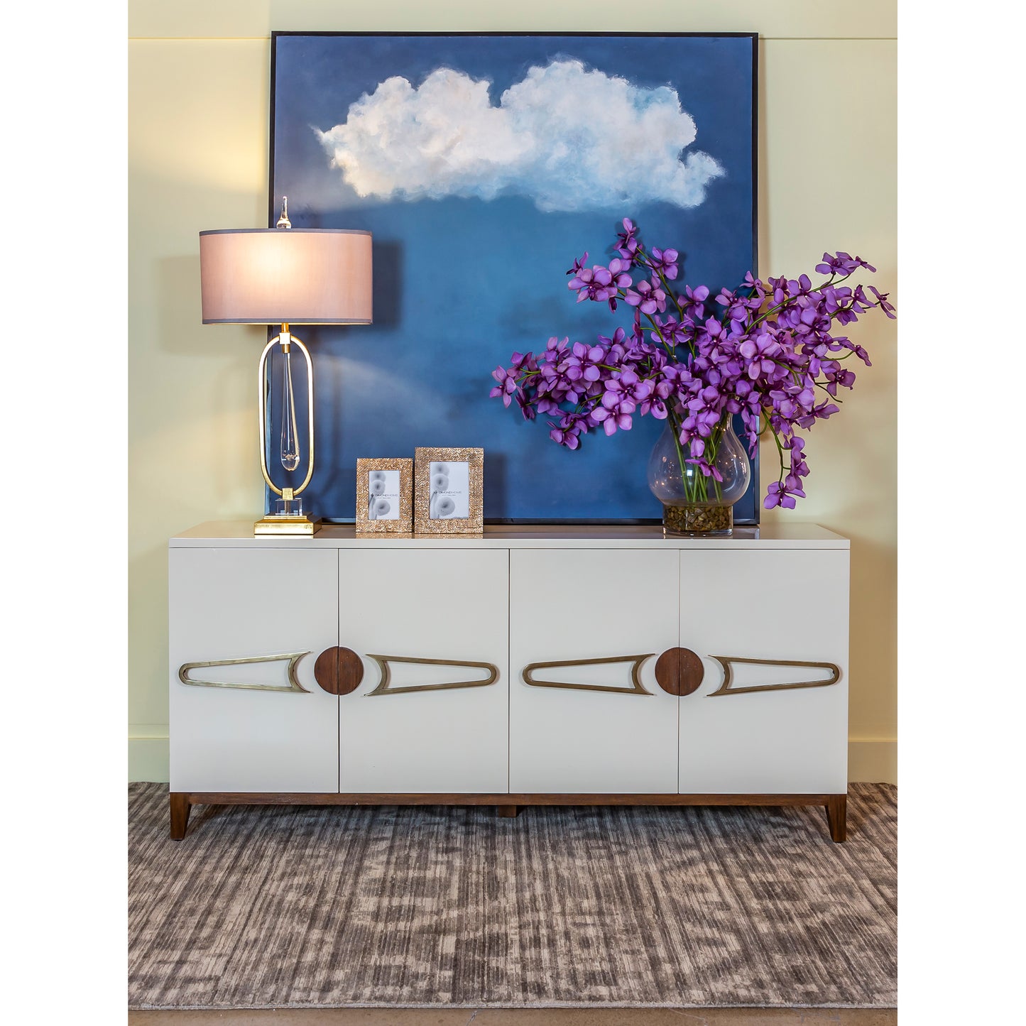 Spring Loaded 36'' High 1-Light Table Lamp - Gold Leaf