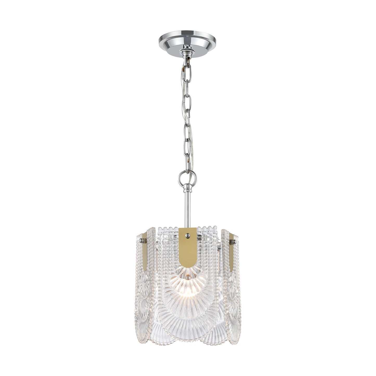 Darjeeling 8.5'' Wide 1-Light Mini Pendant - Clear