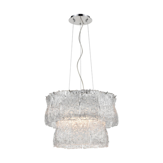 Bridalveil 21'' Wide 6-Light Chandelier - Polished Chrome