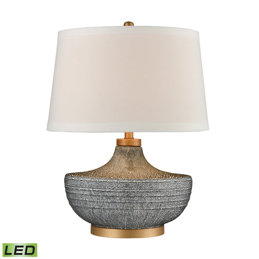Damascus 23.5'' High 1-Light Table Lamp - Blue - Includes LED Bulb