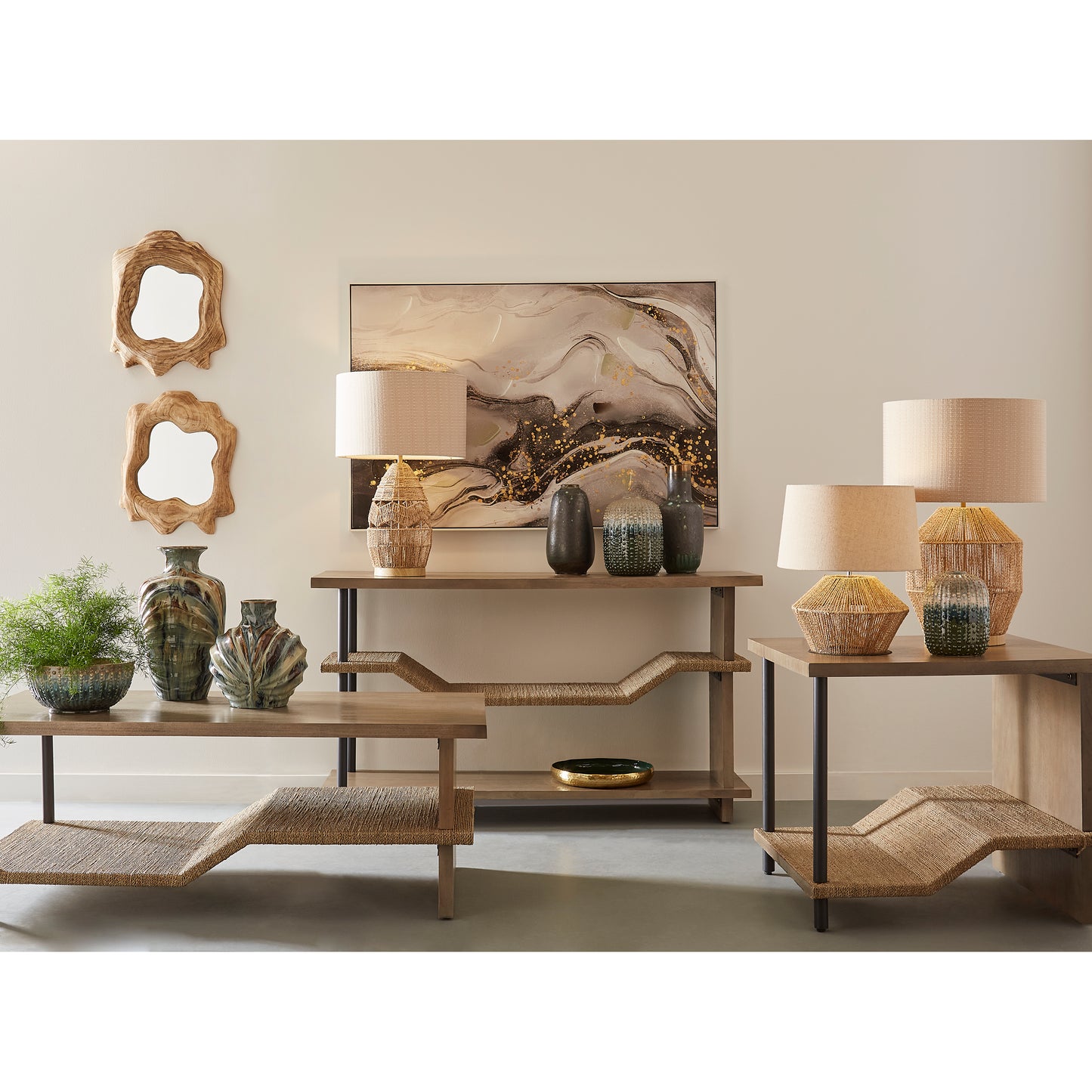 Husk 25'' High 1-Light Table Lamp - Natural