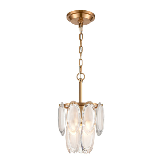 Curiosity 9'' Wide 1-Light Mini Pendant - Aged Brass