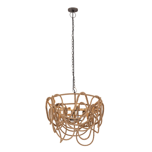 Macon 26'' Wide 4-Light Chandelier - Natural