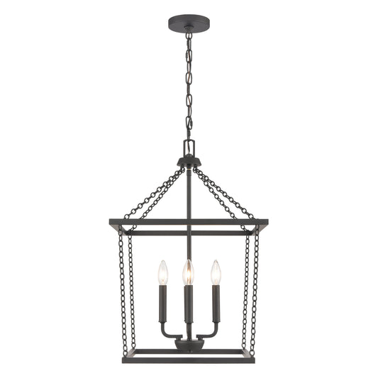 Emmett 17'' Wide 4-Light Pendant - Matte Black