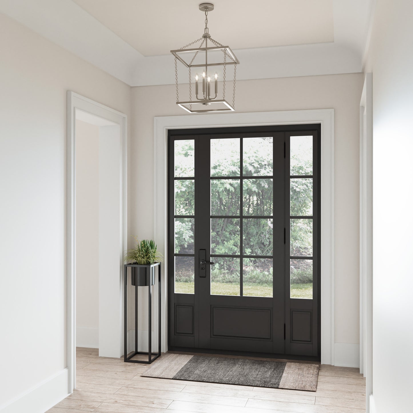 Emmett 17'' Wide 4-Light Pendant - Brushed Nickel